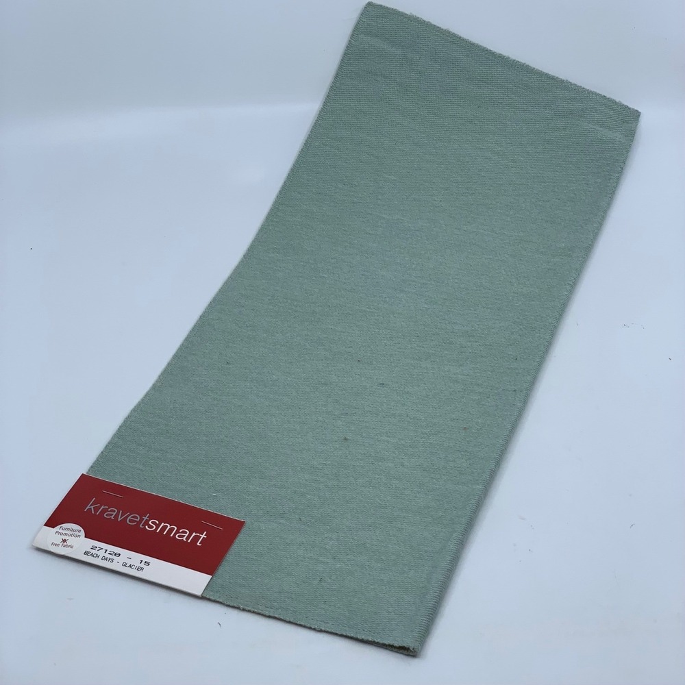 Kravet Smart Beach Days Glacier Fabric‎ Sample Heavy Duty Green Remnant
